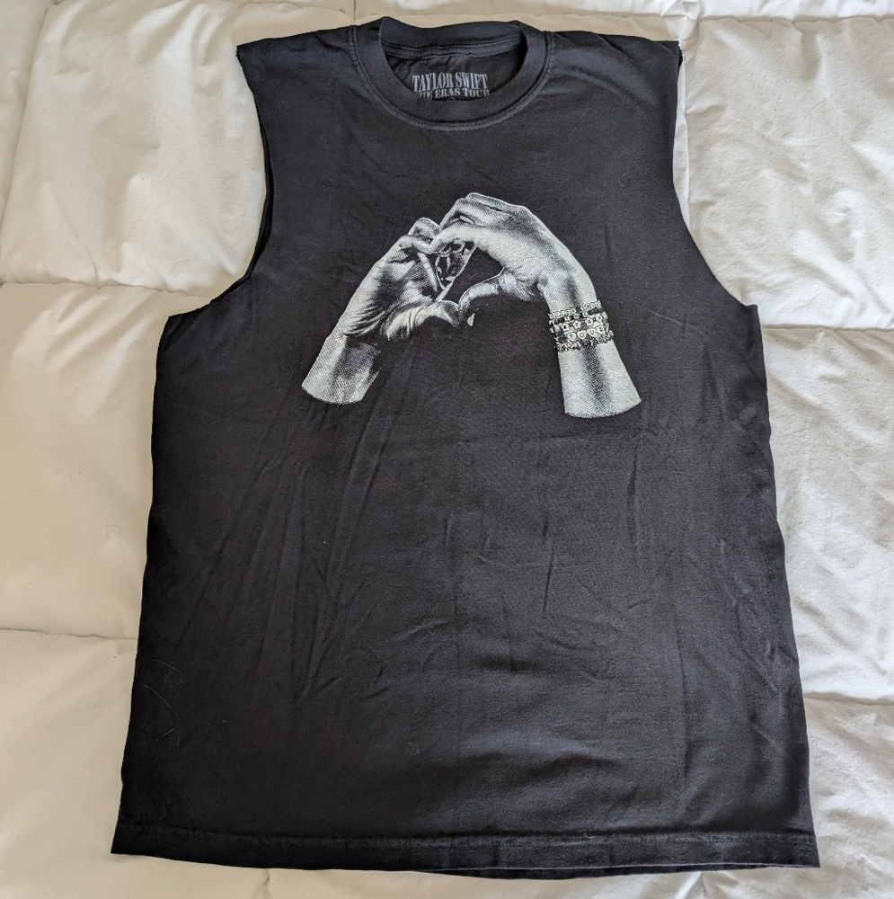 Eras Tour Heart Hands Muscle Oversized Tank